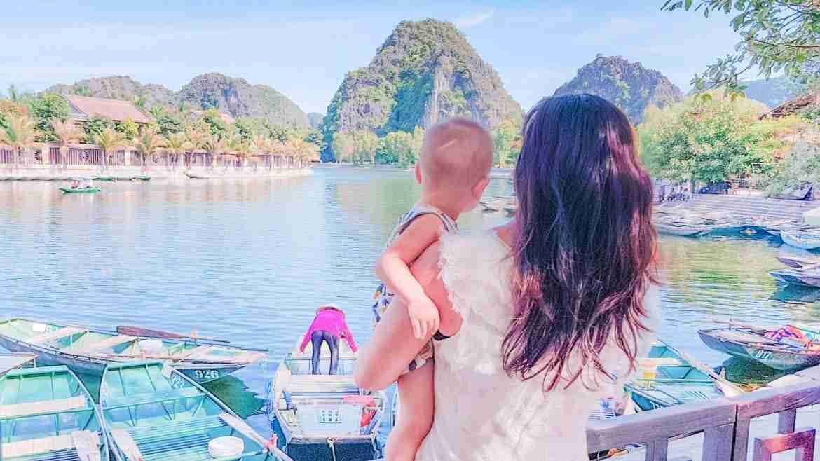 Tam Coc Ninh Binh from Hanoi Travel Vietnam with Baby Family Travel Guide Cover