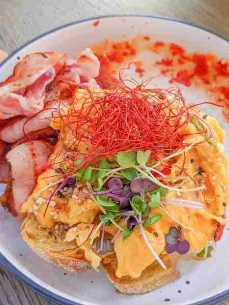 Patch-Cafe-Auckland-Chilli-Scrambled-Eggs-Family-friendly-Kids-Eatery-Review-North-Shore