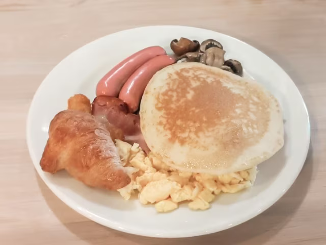 Buffet breakfast at Sudima Lake Rotorua Hotel