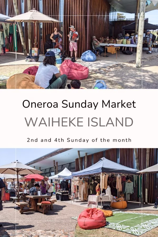 waiheke island family travel guide oneroa sunday market featured