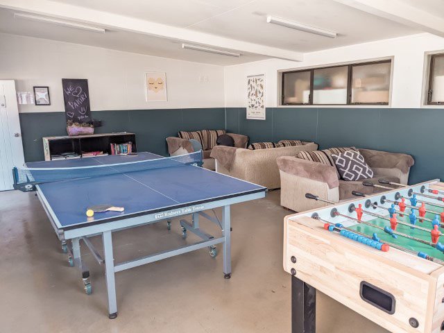 Pakiri Beach Holiday Park Review Games Room Family Things To Do Attraction Kids Activities Goat Island Auckland New Zealand Travel Blog Kida
