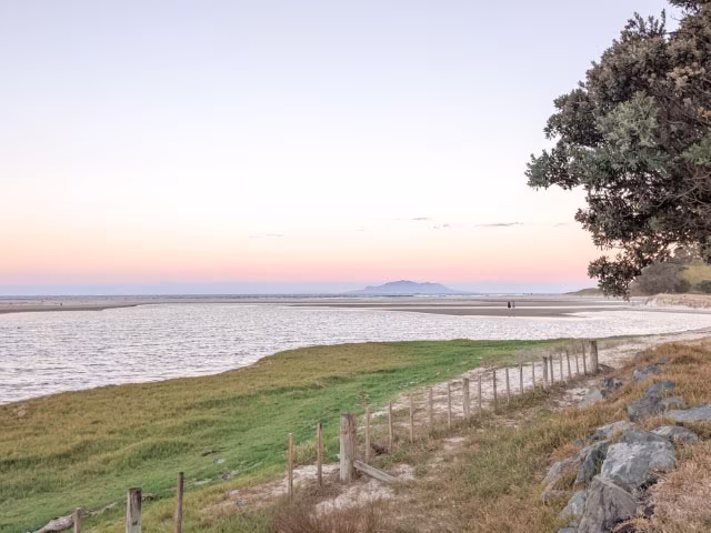 Pakiri Beach Holiday Park Review Sunset Landscape Family Things To Do Attraction Kids Activities Goat Island Auckland New Zealand Travel Blog Kida