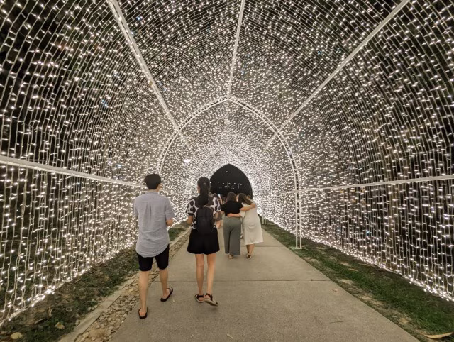 Desa Parkcity Nordic Lights Festival Tunnel