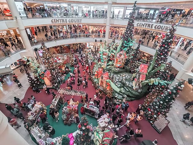 Midvalley Megamall Shopping Mall KL Kuala Lumpur Centre Court Christmas Display