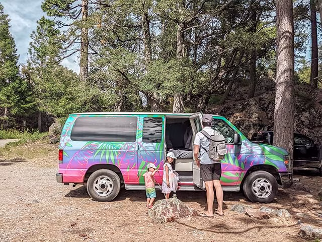 Digital Nomad Lifestyle Lake Tahoe Campervan Full Time Travel Family Kids Blog Kida