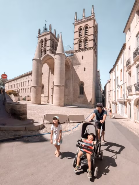 Exhausted Kids Family Travel Reality Montpellier France Europe Trip Journey Blog Kida