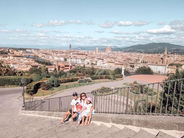 Family Travelling Around The World Florence Italy Minimalists Millennials Blog Kida