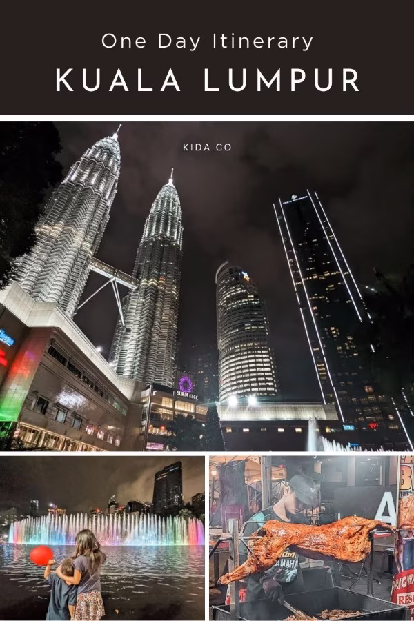 24Hrs One Day Itinerary Layover in KL Kuala Lumpur Family Things