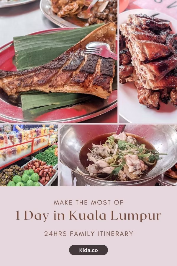 One Day in Kuala Lumpur 24 Hrs Itinerary Layover Family Activities Things To Do Food Shopping Attractions Featured Kida