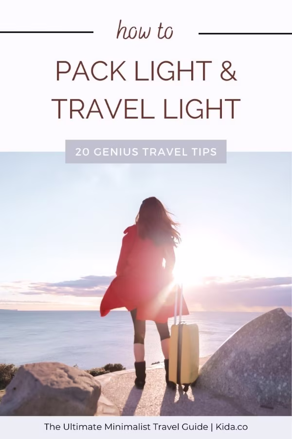 Pack Light Travel Light Family Packing List Checklist Travel Tips Blog Kida Featured