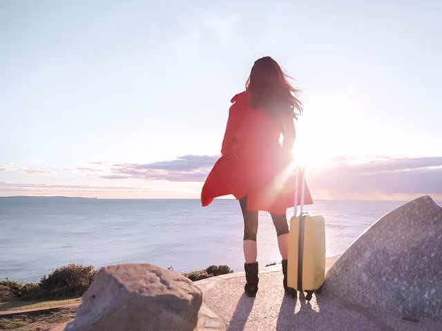 Pack Light Travel Light Minimalist Australia Sunset Luggage Family Lifestyle Blog Kida