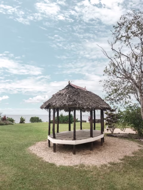 Beach Fale at To Sua Ocean Trench