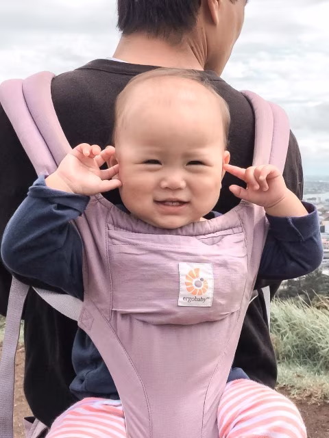 Flying with an Infant Ergobaby Carrier Plane Travel Tips Blog Kida