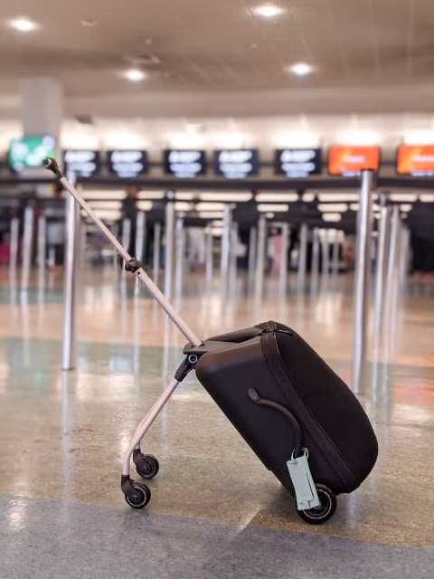 Flying with an Infant Luggage Seat Ride On Suitcase Travel Tips Blog Kida