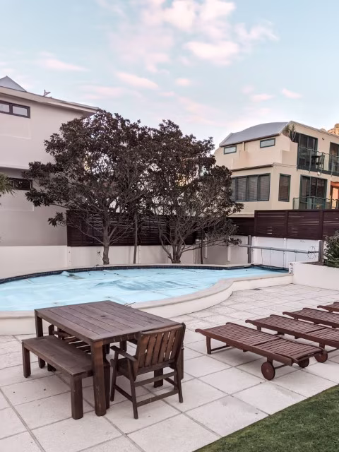 Capri On Pilot Bay serviced apartment pool
