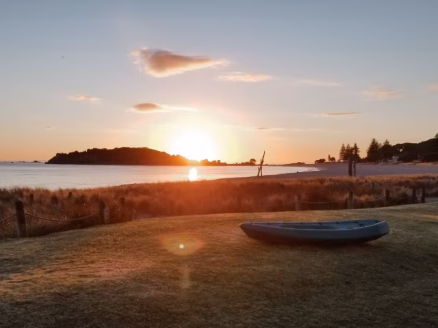 Kayak Hire at Mt Maunganui Holiday Park Beach Bay of Plenty