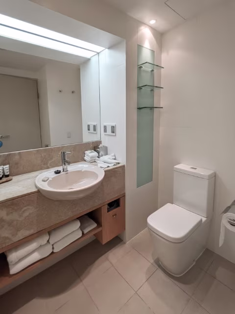 RACV Royal Pines Resort Gold Coast Family Review Bathroom Toilet Australia Luxury Accommodation Travel Blog Kida