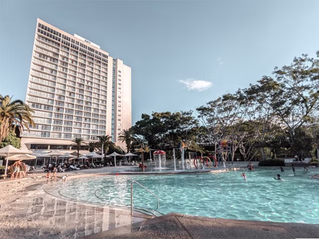 RACV Royal Pines Resort Gold Coast Family Review Pool Building Australia Luxury Accommodation Travel Blog Kida