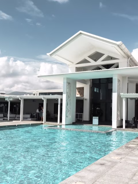 Taumeasina Island Resort Infinity Pool Accommodation in Apia Samoa Travel Guide Kida