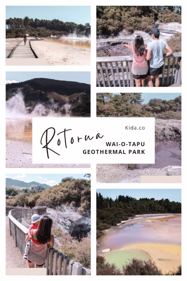 Things To Do In Rotorua New Zealand Wai O Tapu Geothermal Park Attractions Activity Must-Dos Family Travel Guide Blog Kida Featured