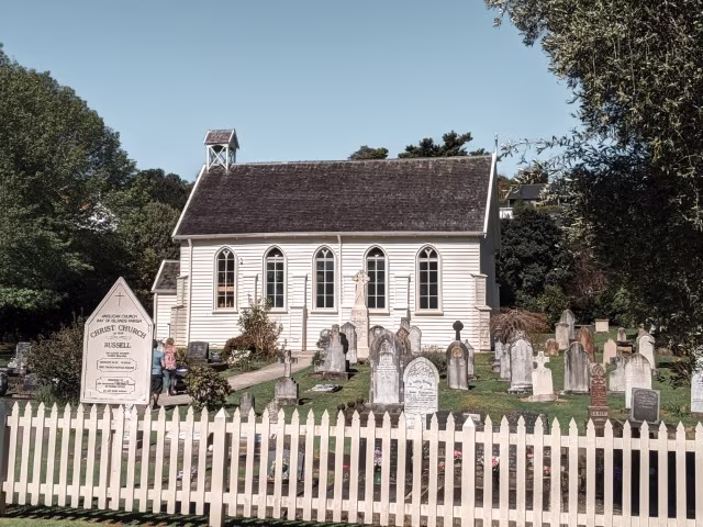 Things To Do in Bay of Islands Russell Christ Church Oldest New Zealand Church Kida