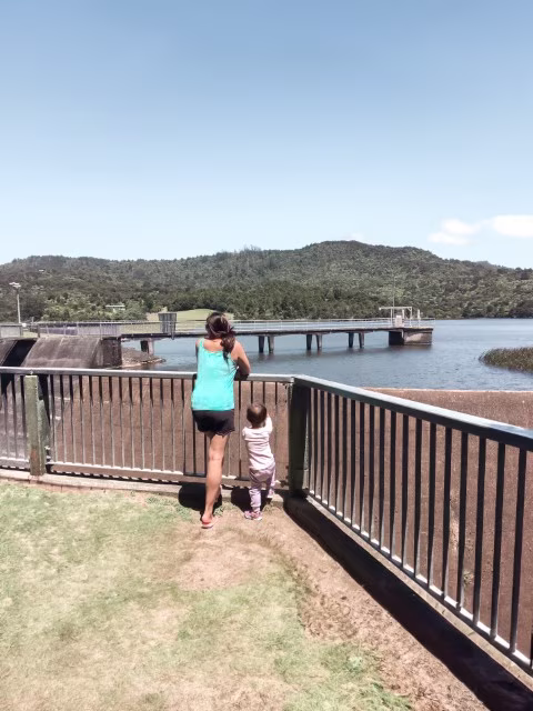 Waitakere Ranges Regional Park New Zealand Nihotupu Reservoir Family Travel Blog Kida