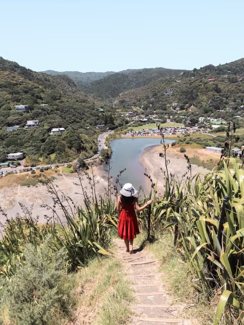 Waitakere Ranges Regional Park New Zealand Piha Beach Aerial View Travel Guide Kida