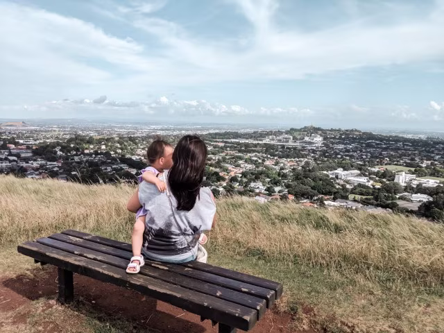 Mt Eden Summit Volcano Crater Walk Kids Family New Zealand Travel Blog Kida