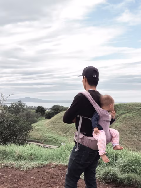 Mt Eden Summit Volcano Crater Walk View Kids Auckland New Zealand Family Travel Blog Kida