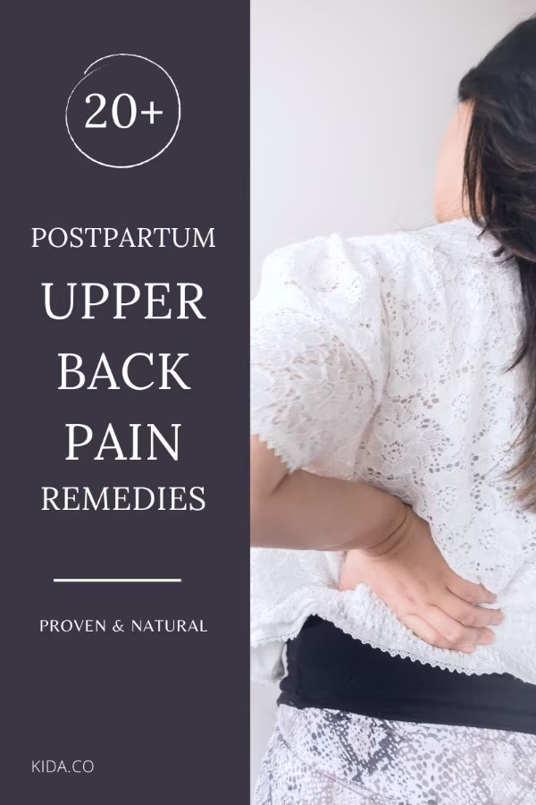 Postpartum Relief Remedy Upper Back Pain New Mums Self Care Featured