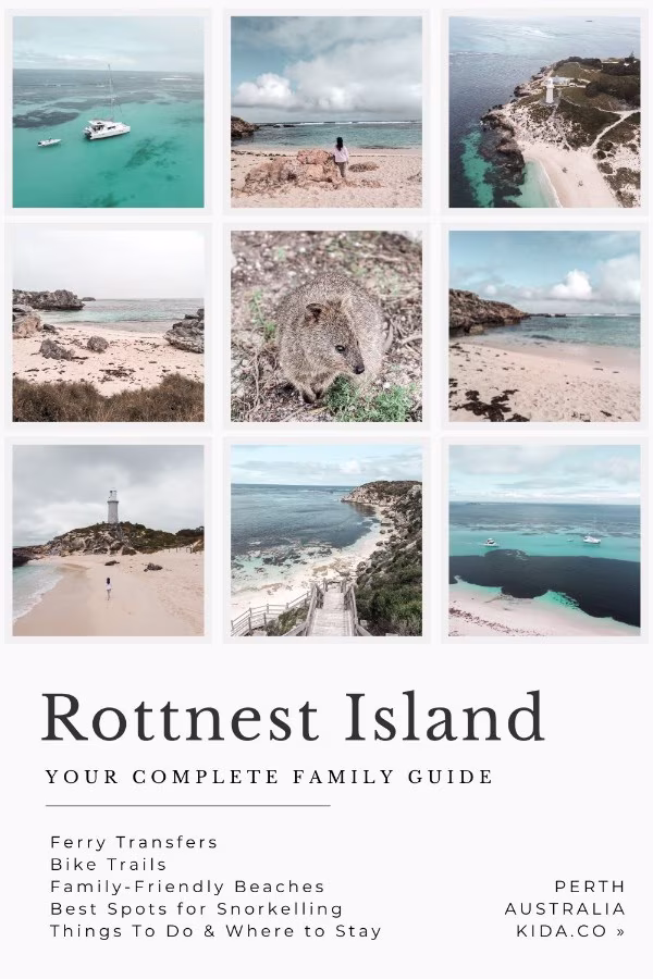 Day Trip Itinerary Rottnest Island Perth Australia Family Travel Guide Kida Featured