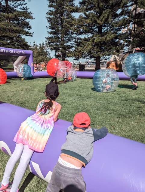 Esplanade Park Fremantle Perth Zorb Ball Things To Do Activities Family Kids Travel Blog Kida