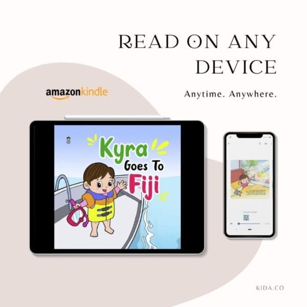 Children's Picture Book Bedtime Story Toddler Baby 1-5 Year Old Kyra Boo Travels Kyra Goes To Fiji Digital Formats eBook Kindle Tablets Mobile iPad