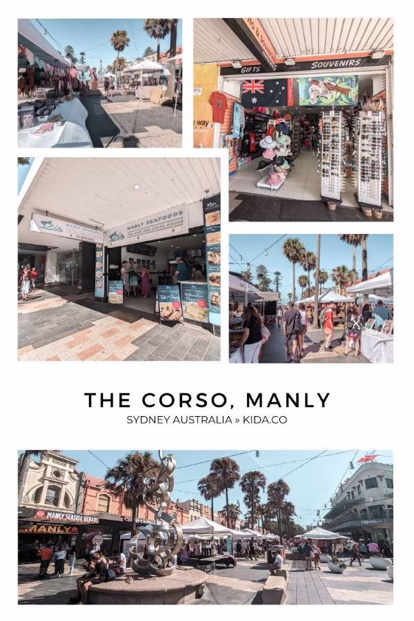 Sydney Manly Beach Corso Market What's On Events Shopping