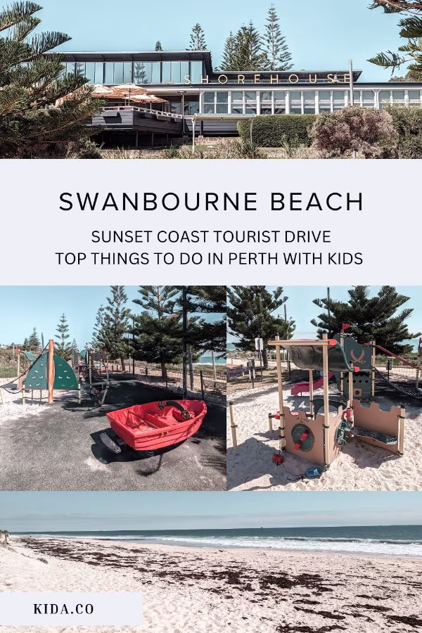 Swanbourne Beach Sunset Coast Tourist Drive Perth Best Beaches Family Friendly Playground