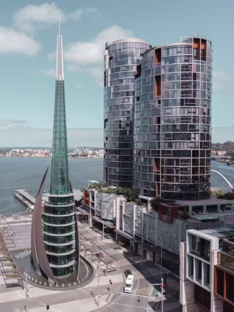 Things To Do in Perth Bell Tower Aerial Drone