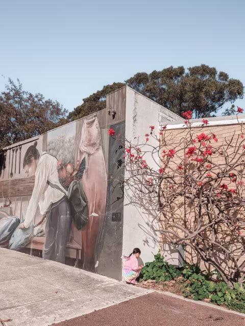 Fremantle art mural wall