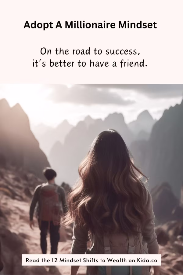 adopting a rich mindset think like a millionaire financial freedom wealth guide
