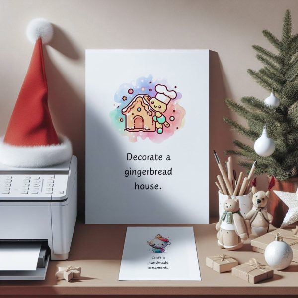 Advent Activity Cards Kids Christmas Advent Calendar 12 Days to Christmas Countdown Toddler DIY Printables