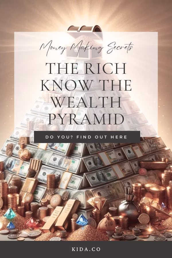 Money Making Secrets The Rich Know Wealth Pyramid Financial Freedom Featured