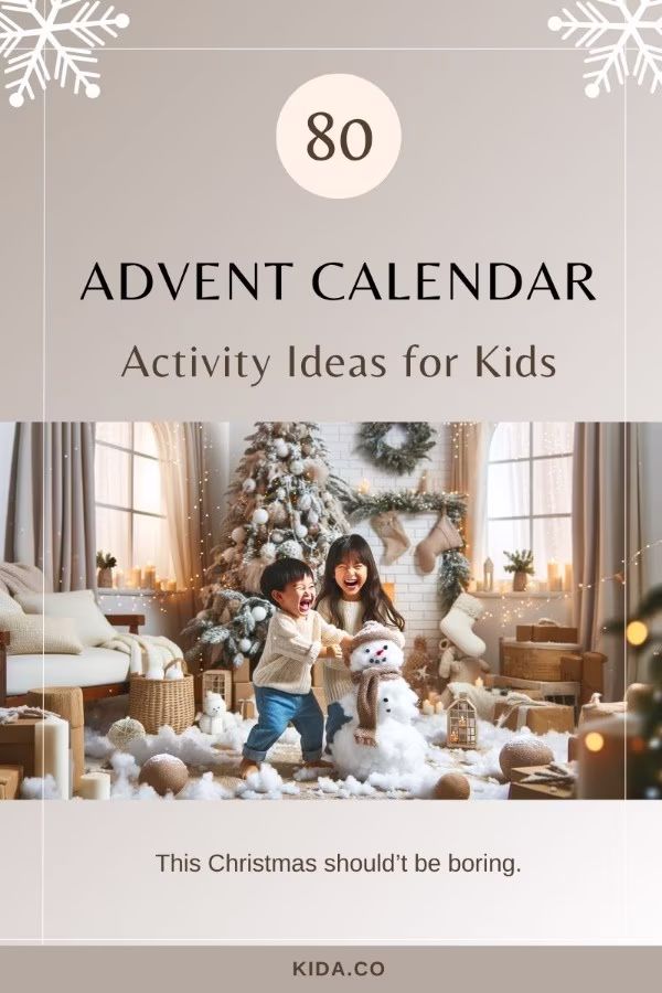Advent Calendar for Kids Christmas Activity Ideas Cards Download Printable Family Featured