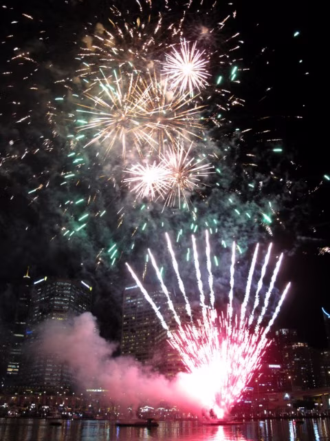 Darling Harbour fireworks warm weather Christmas summer destinations Sydney Australia