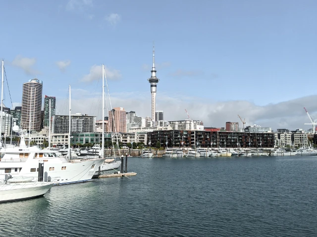 Auckland city harbour New Zealand travel guide cover