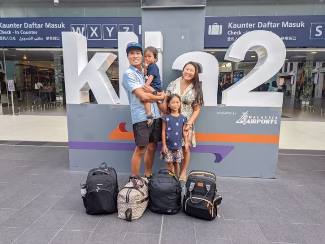 family travel around the world with kids light minimalist how to save money tips