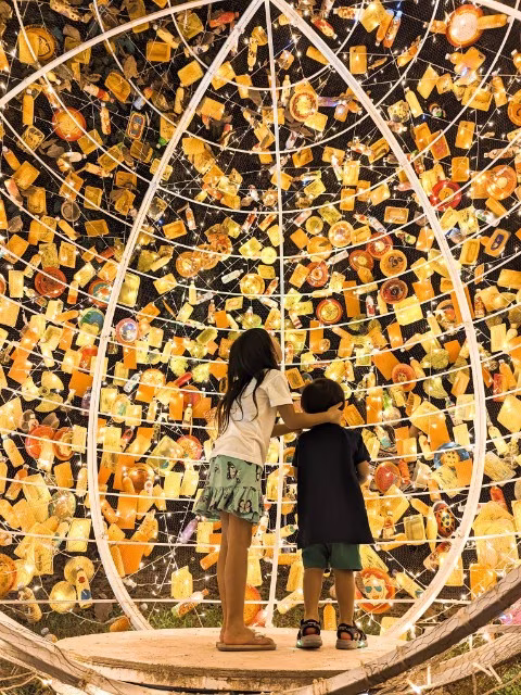 desa parkcity lights nye kuala lumpur with kids