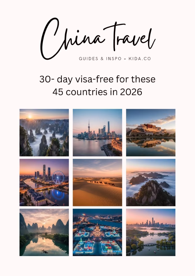 visa free china travel guide